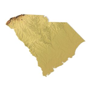 State of South Carolina STL model