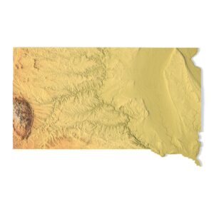 State of South Dakota STL model