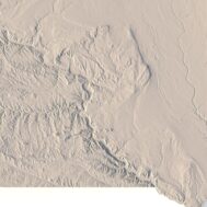 State of South Dakota 3D map