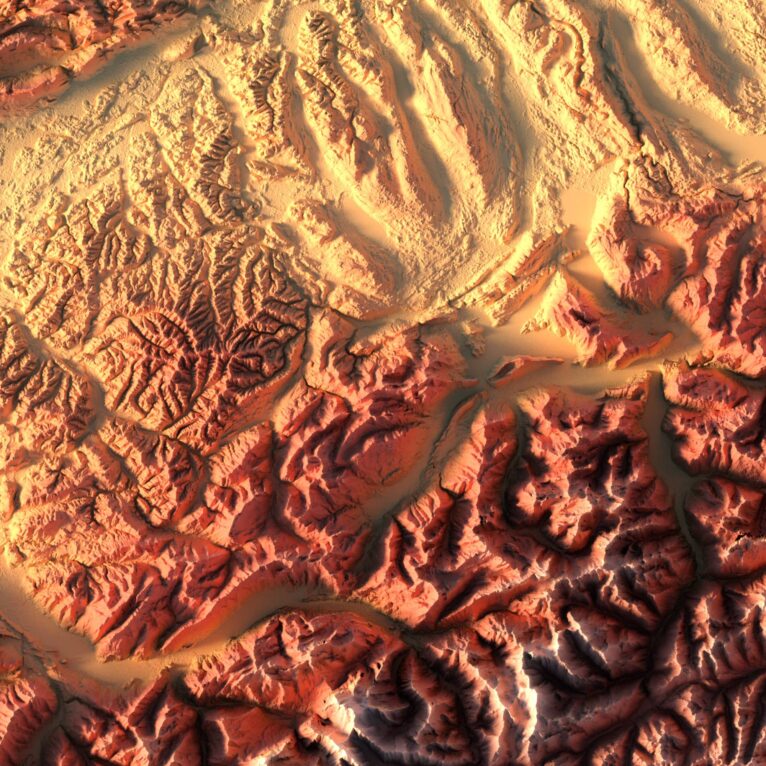 3d map Switzerland