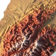 Taiwan map 3d