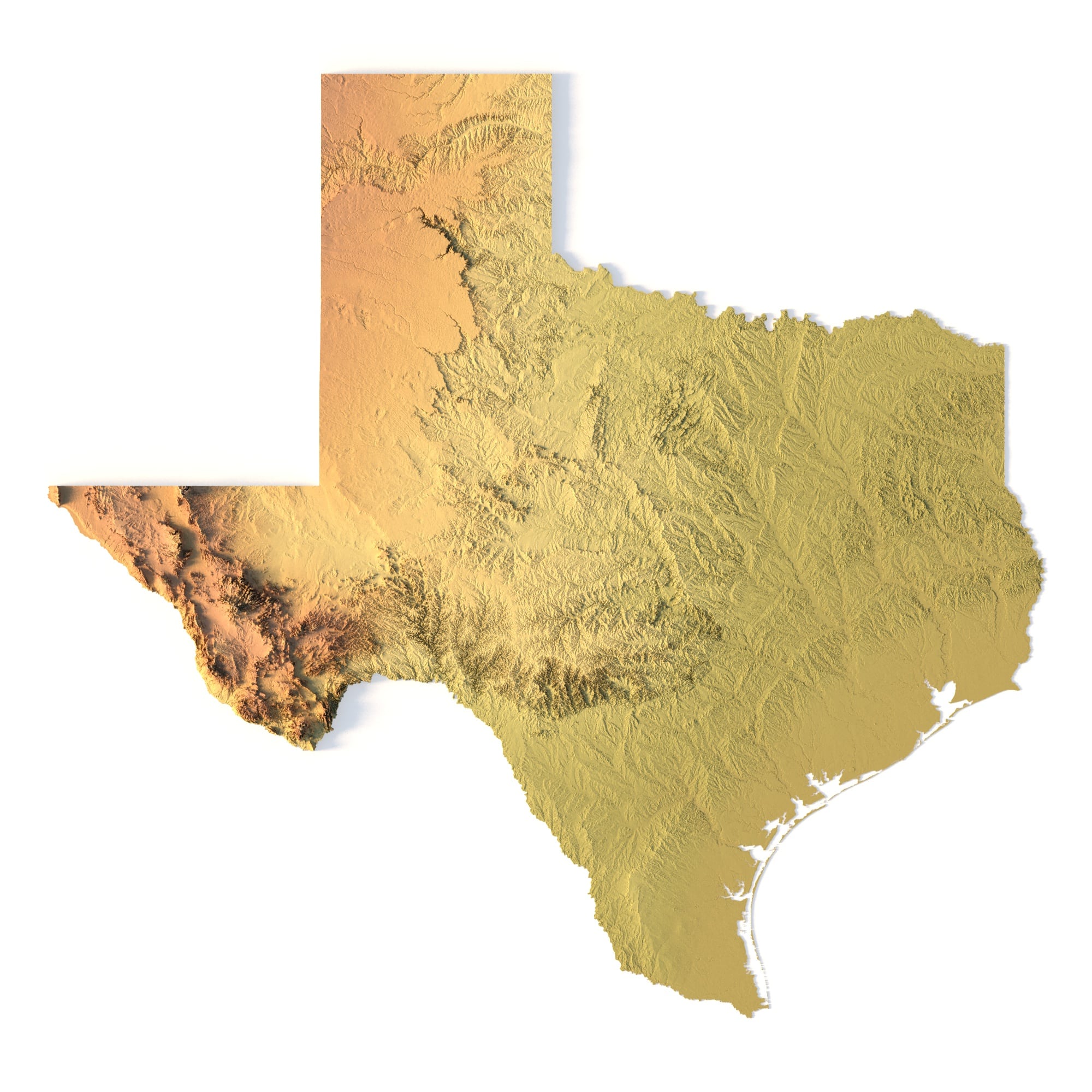 State of Texas STL model State of Texas STL model