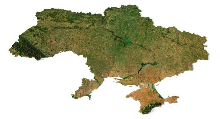 Ukraine model C4D OBJ STL