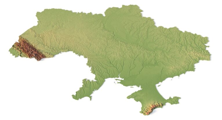 Ukraine STL model