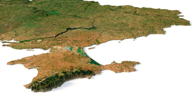 Ukraine 3d relief cnc files