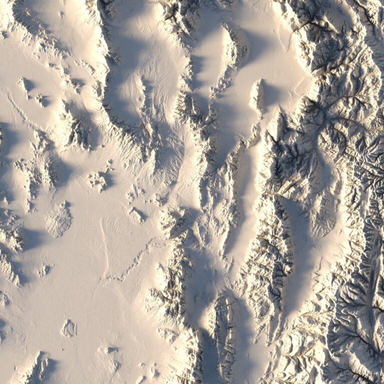 State of Utah 3D map