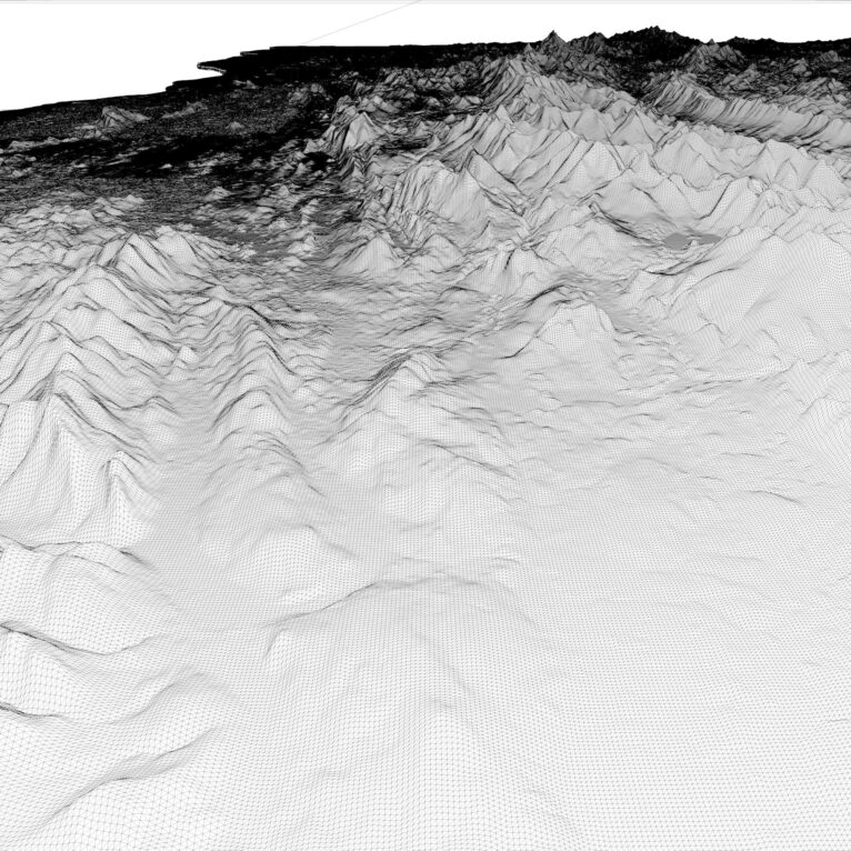 State of Vermont 3d relief cnc files