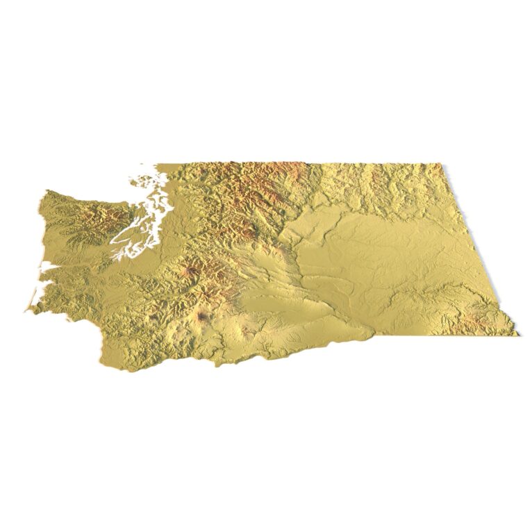 State of Washington STL model