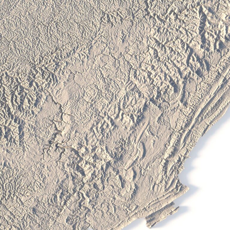 State of West Virginia stl files for 3d printing