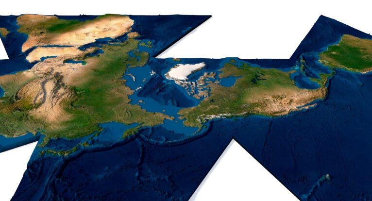 Topographic map World Fuller