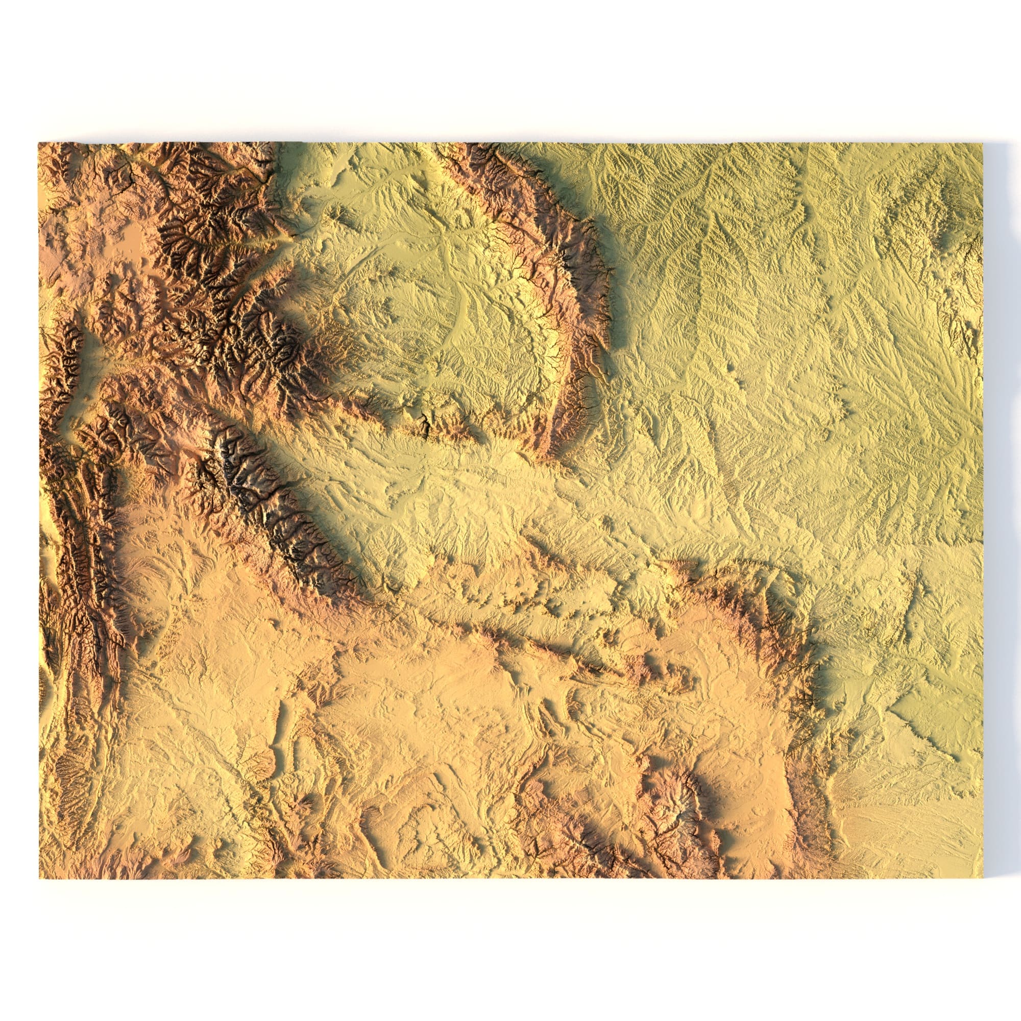 State of Wyoming 3D model State of Wyoming 3D model