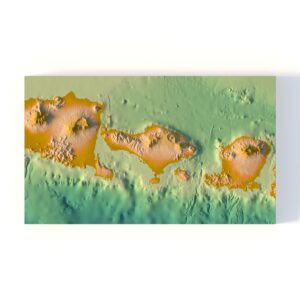 Bali 3D elevation model
