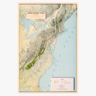 Appalachian Trail 1981 Relief Map