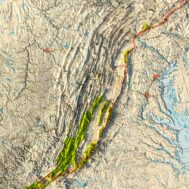 Appalachian Trail 1981 Relief Map - Image 3