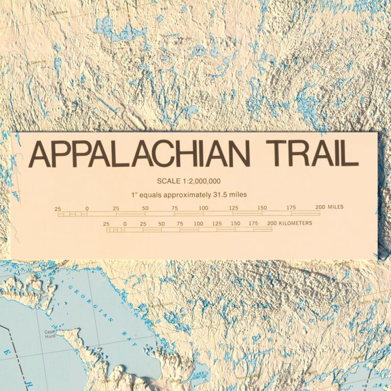 Appalachian Trail 1981 Relief Map - Image 5