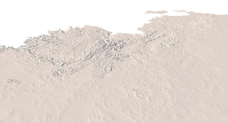 Australia 3D map
