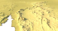 Australia relief map