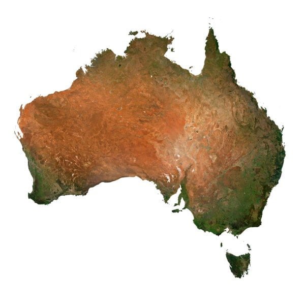 Australia terrain 3D model Australia terrain 3D model