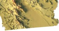 California 3D model