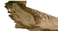 California 3D map