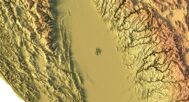 Topographic map California