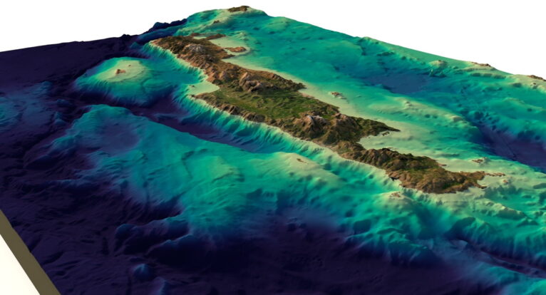 Crete 3D model without water