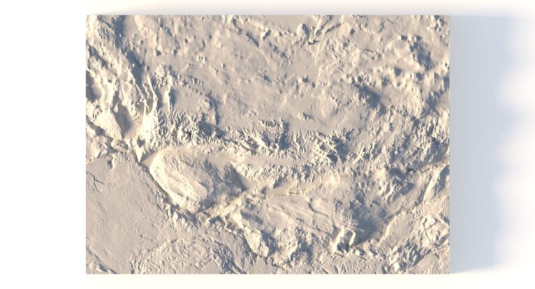 Crete 3D map