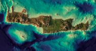 Crete 3D elevation model