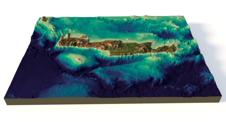 Crete terrain