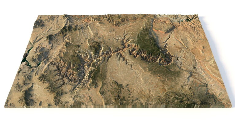 The Grand Canyon in Arizona 3D model