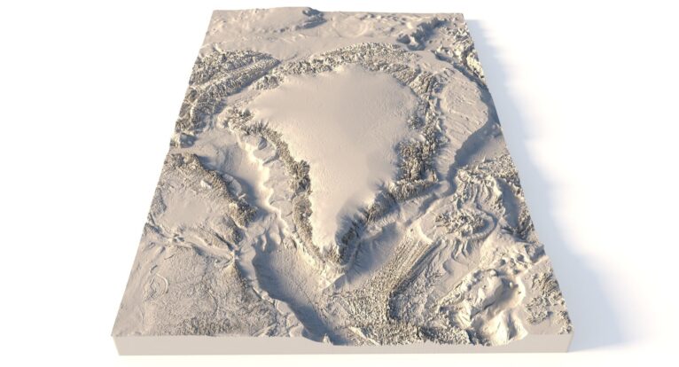 Greenland 3d stl files
