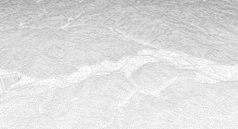 3D printed Missouri topographic map STL