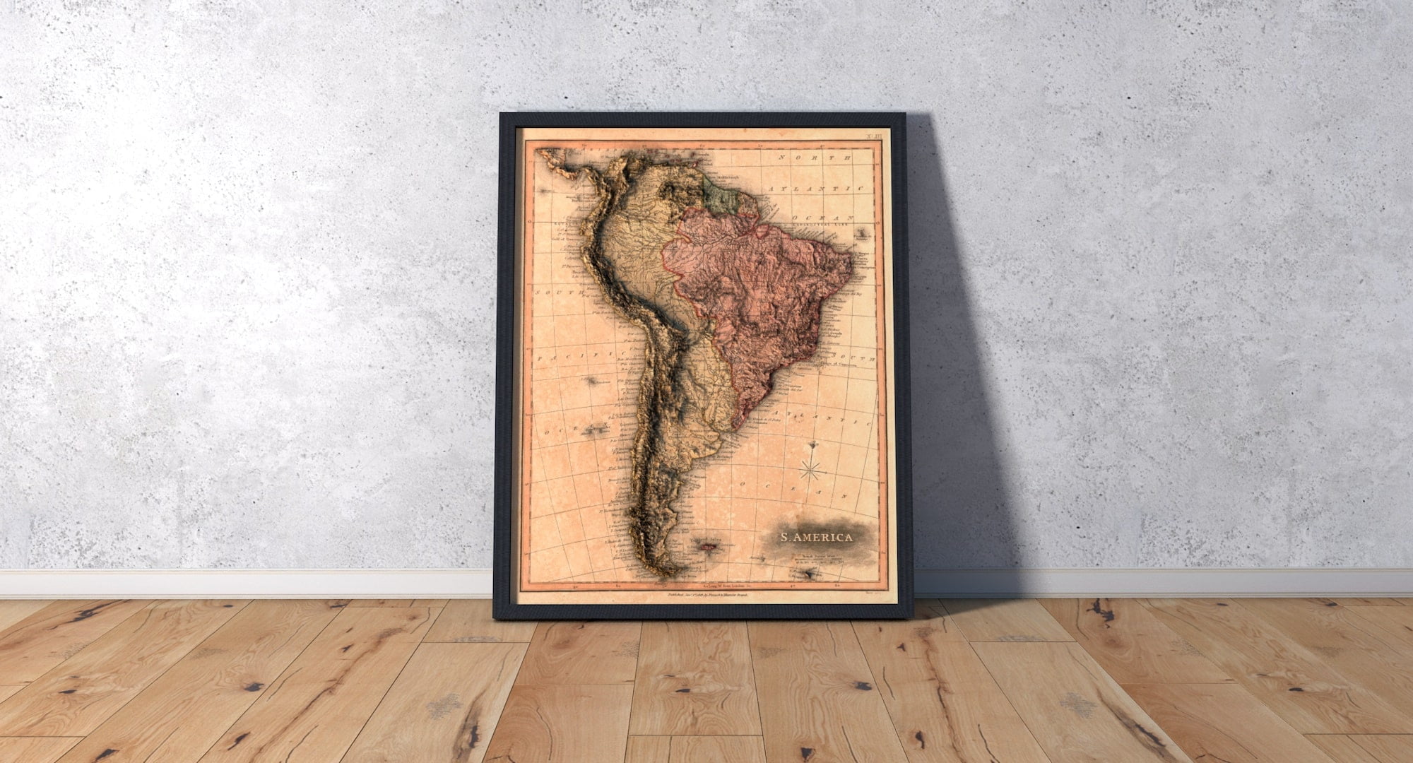 Map of South America 1819 Map of South America 1819