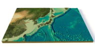 Japan relief map