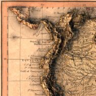 South America historical map