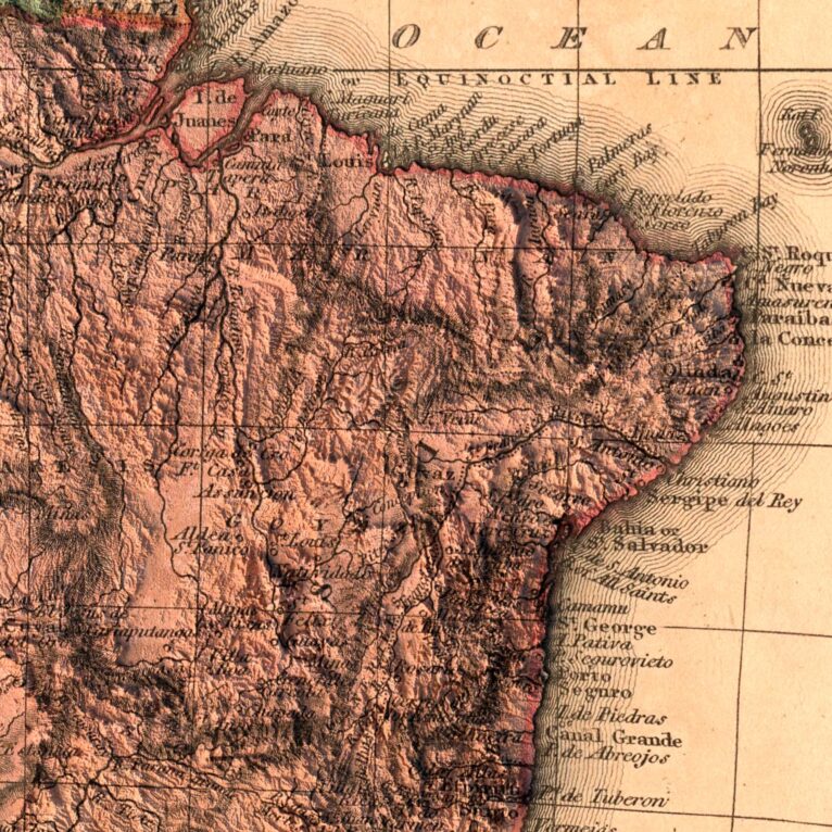 South America map
