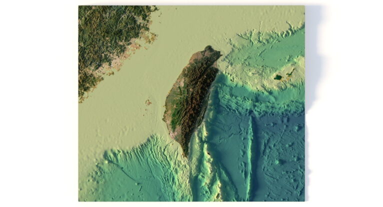 Taiwan 3D model