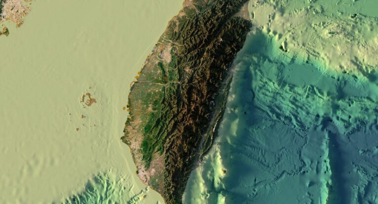 Taiwan 3D map