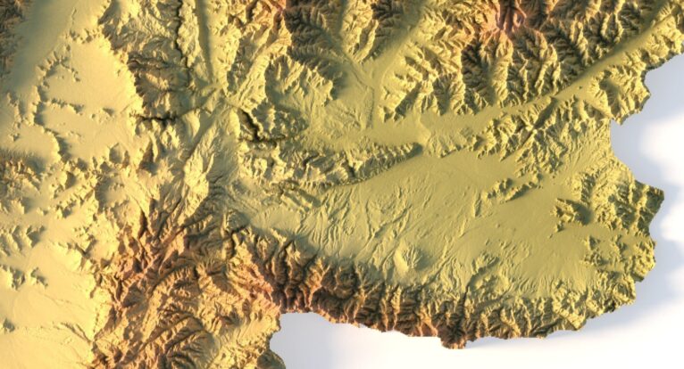 Afghanistan 3D Print model