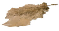 Afghanistan 3d relief cnc files