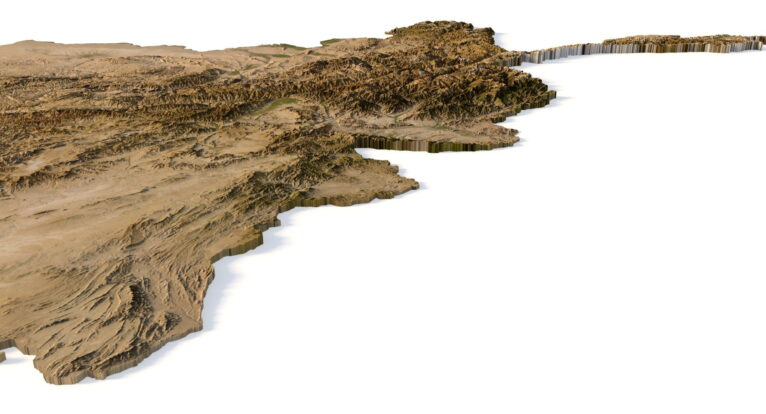 Afghanistan 3d print stl