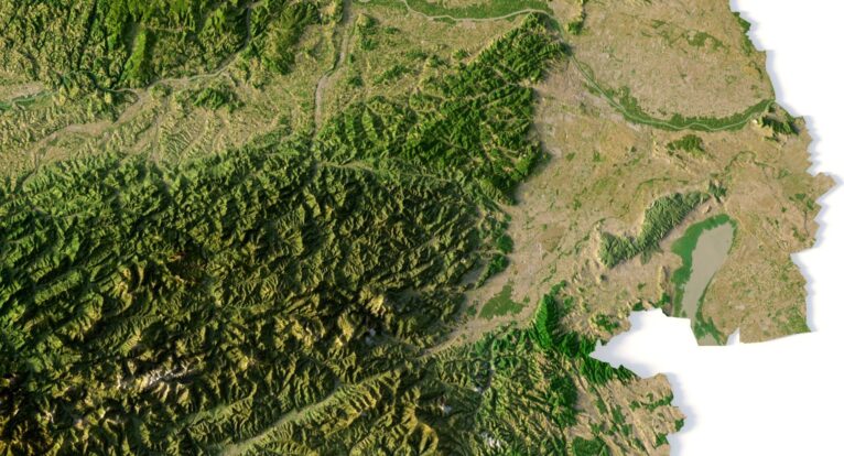Austria 3d relief cnc files