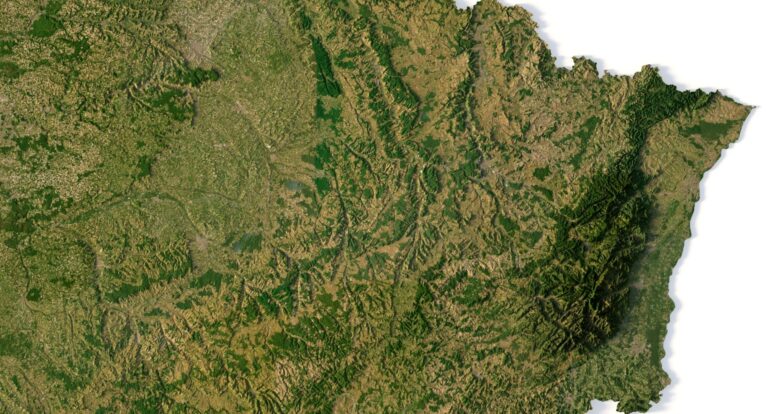 France terrain 3D model