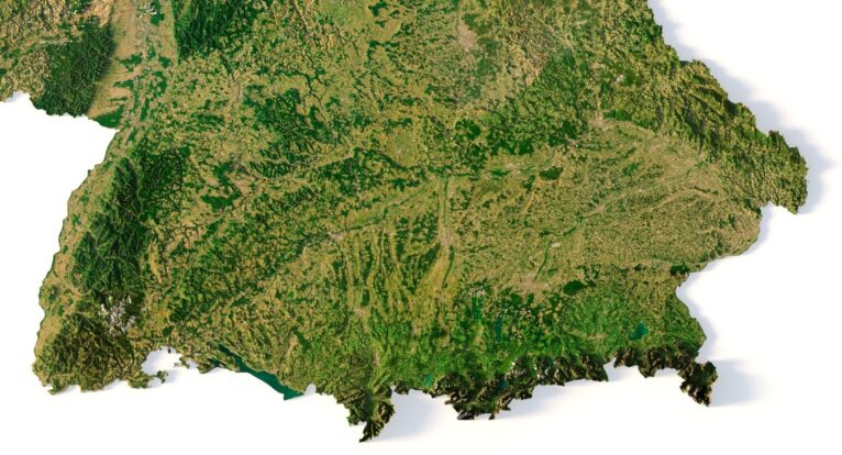 Germany terrain 3D model