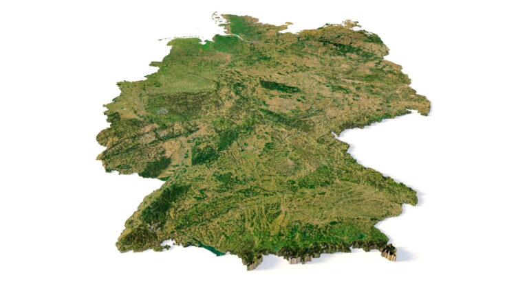 Germany 3D map