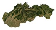 Slovakia 3D map