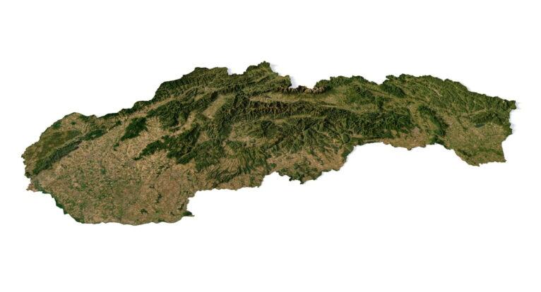 Slovakia model C4D OBJ STL