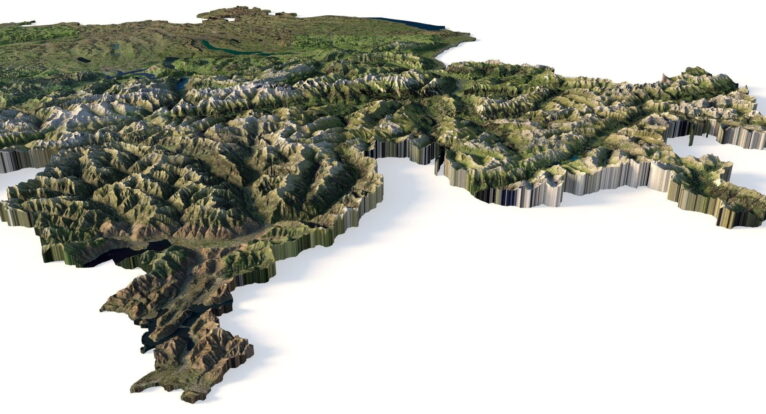 Switzerland 3D Print model
