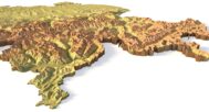 Switzerland 3d relief cnc files