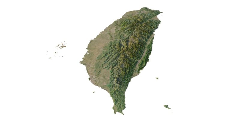 Taiwan 3D map